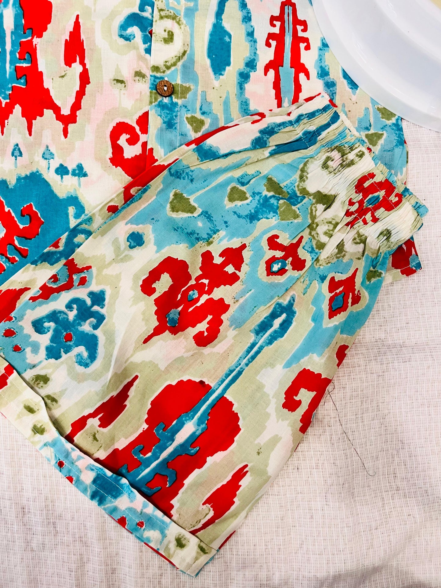 Ikat printed Cord-Set