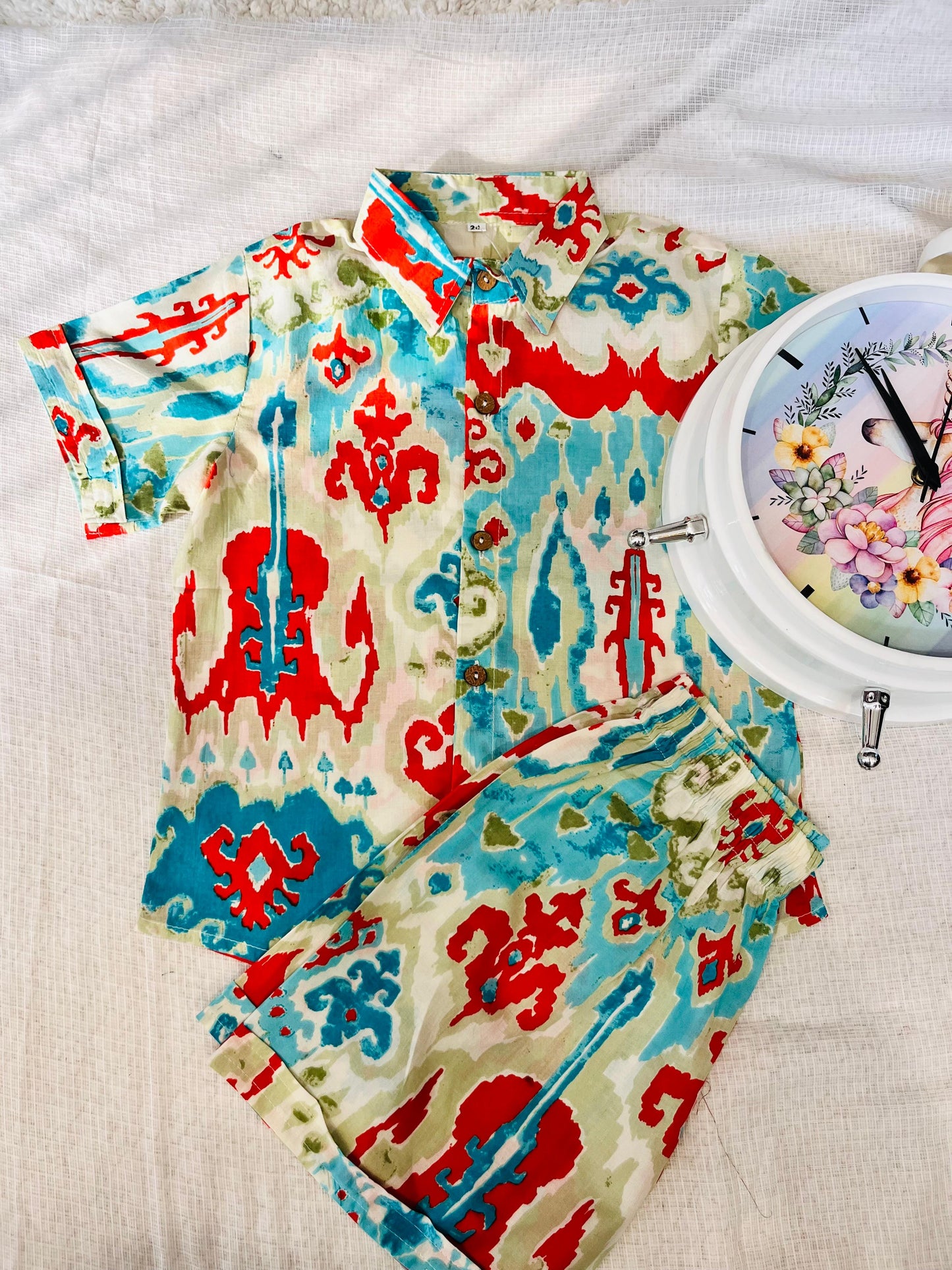 Ikat printed Cord-Set
