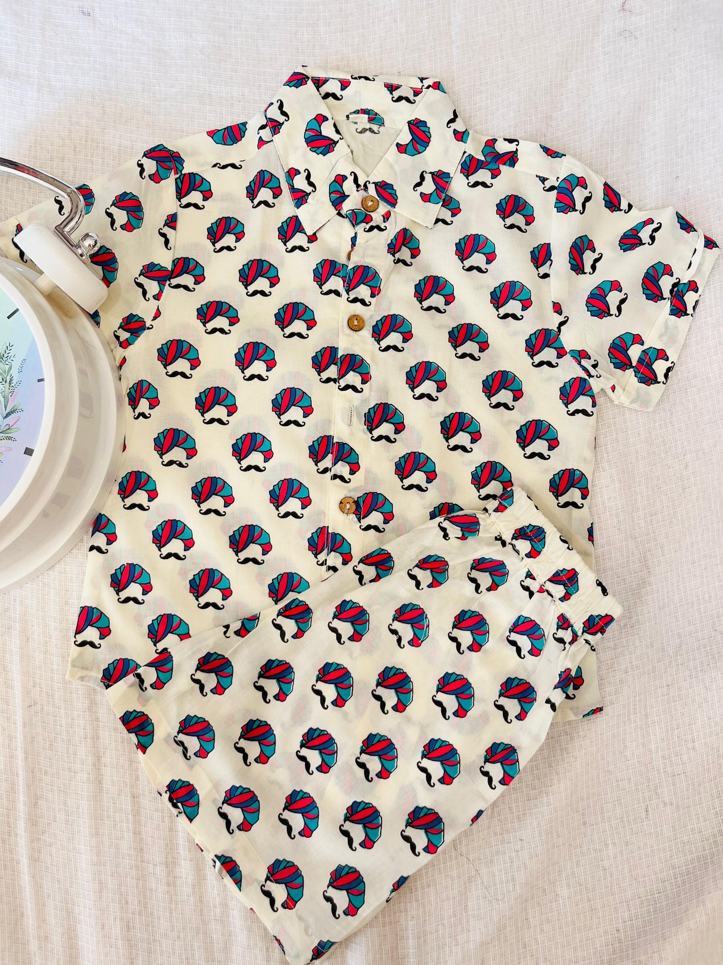 Turban printed Cord-Set