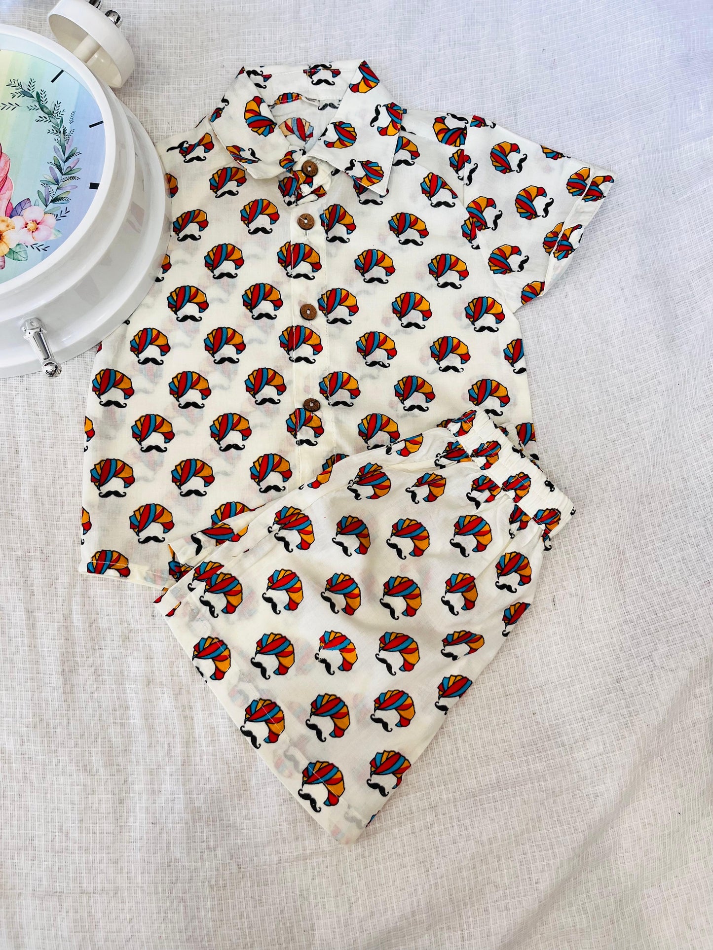 Turban printed Cord-Set