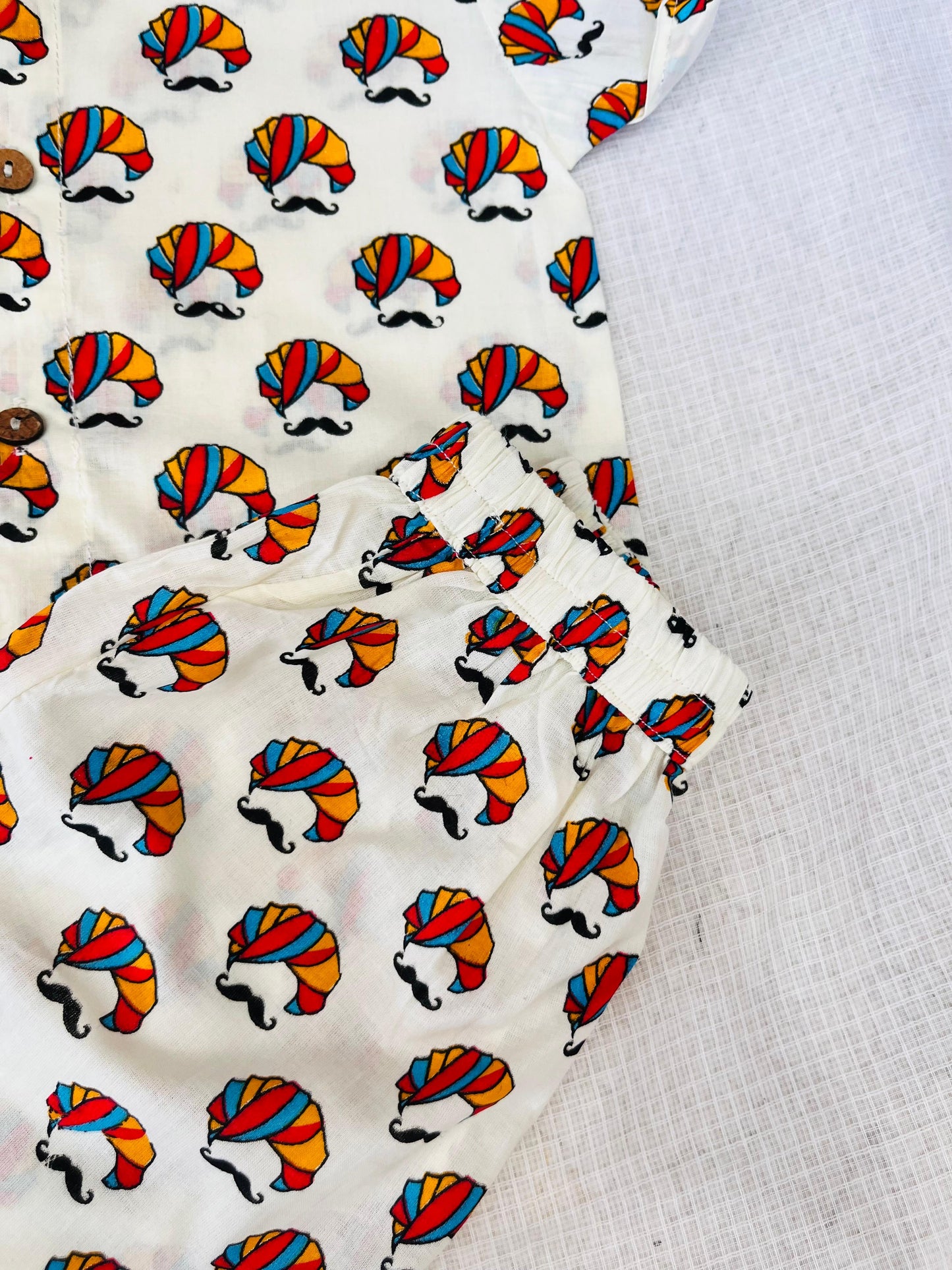 Turban printed Cord-Set