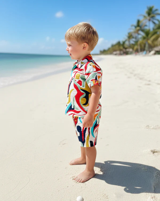 Abstract Printed Cord-Set