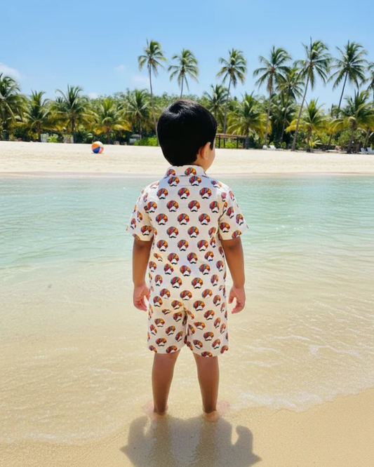 Turban printed Cord-Set