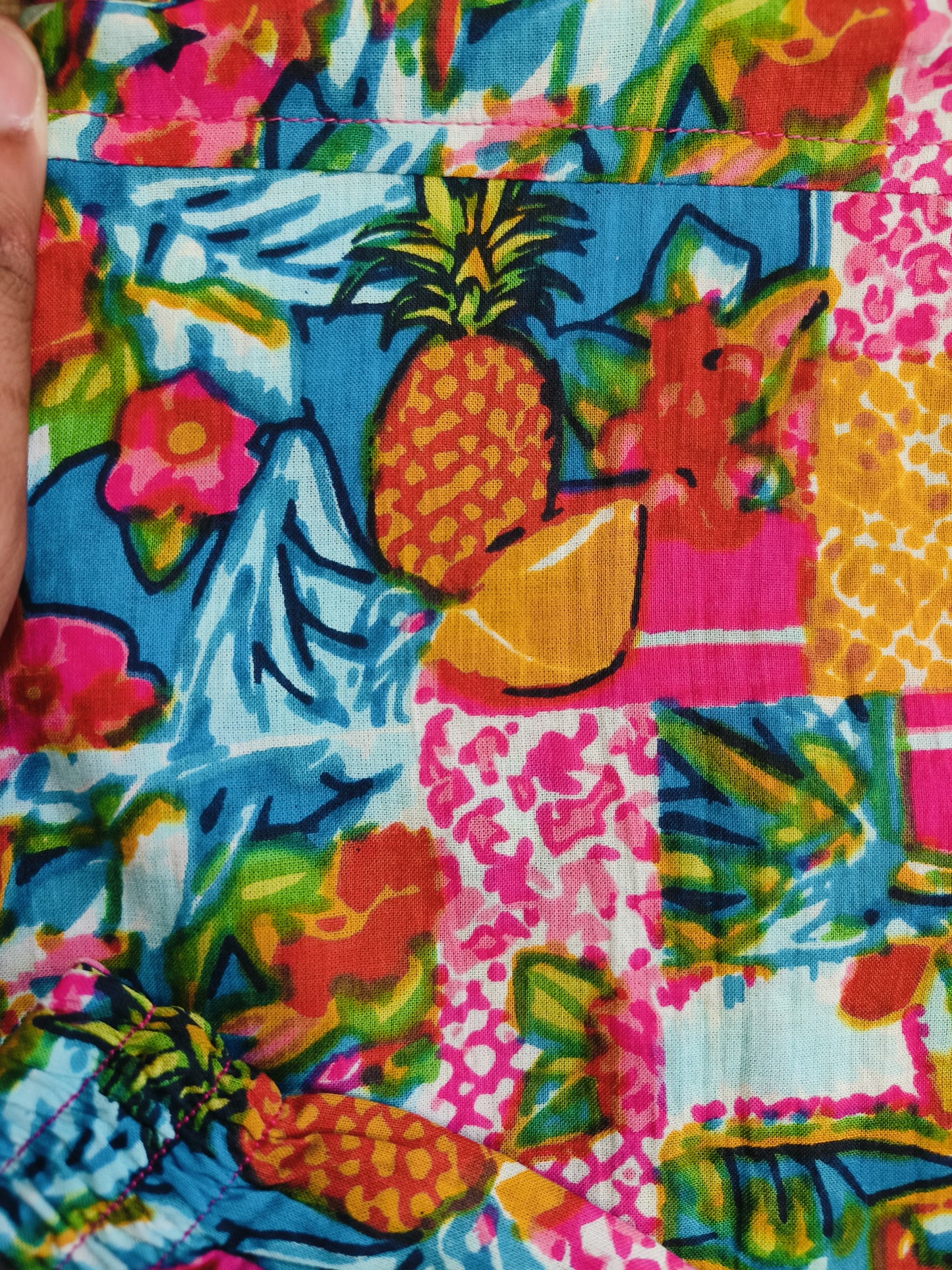 Fruit Print Pink colour Girls Co-Ord Set