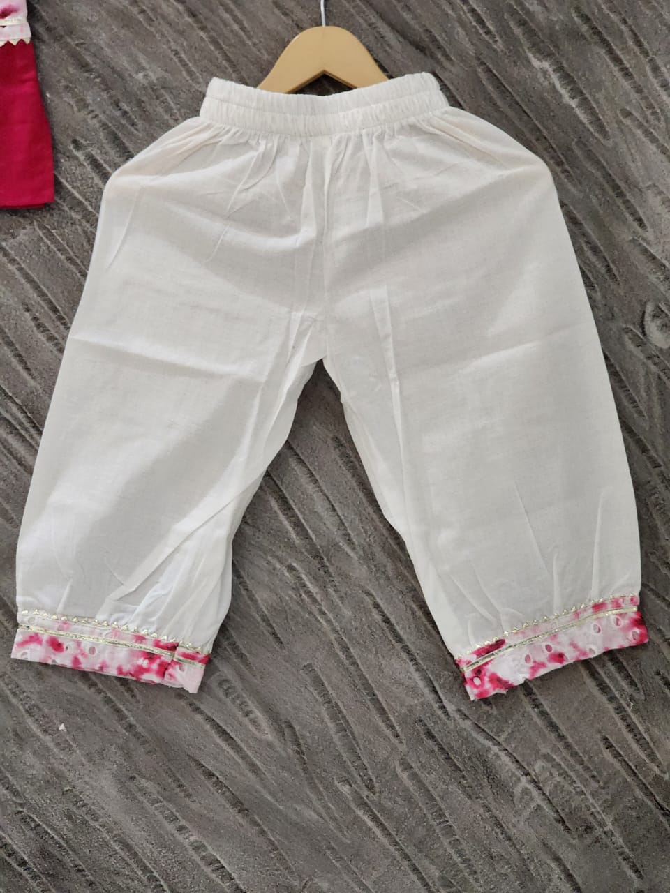 Tie and Die Rani Pink Coloured Afghani Style Suit Set