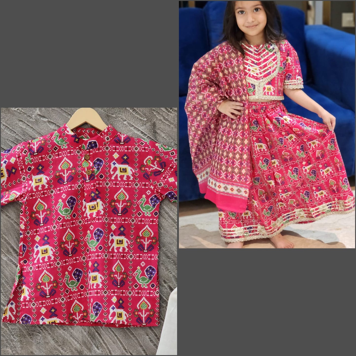 Patola Print Pink Colour Lehenga Choli