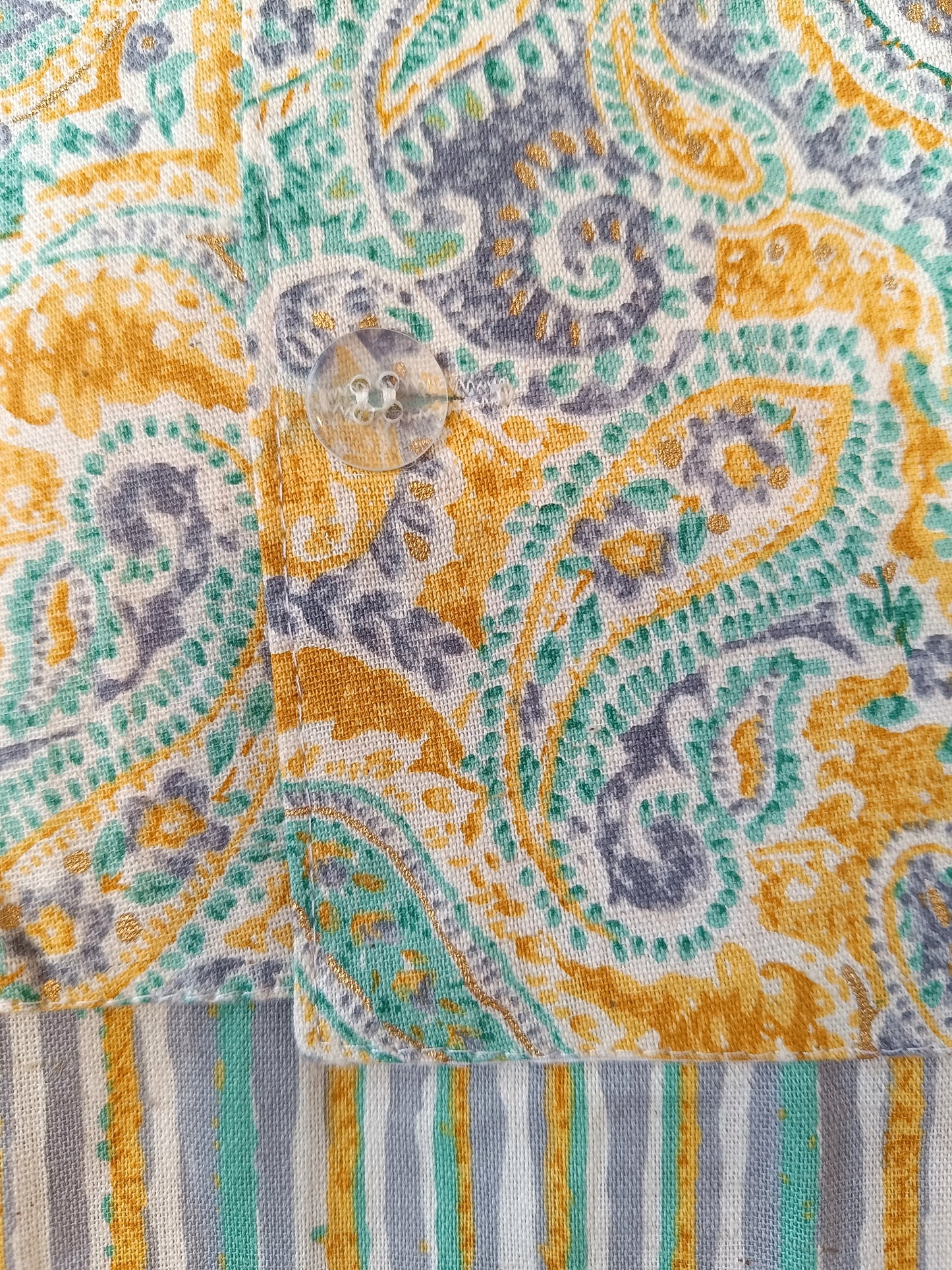 Yellow Pastel Paisley Jacket with Kurta Pyjama
