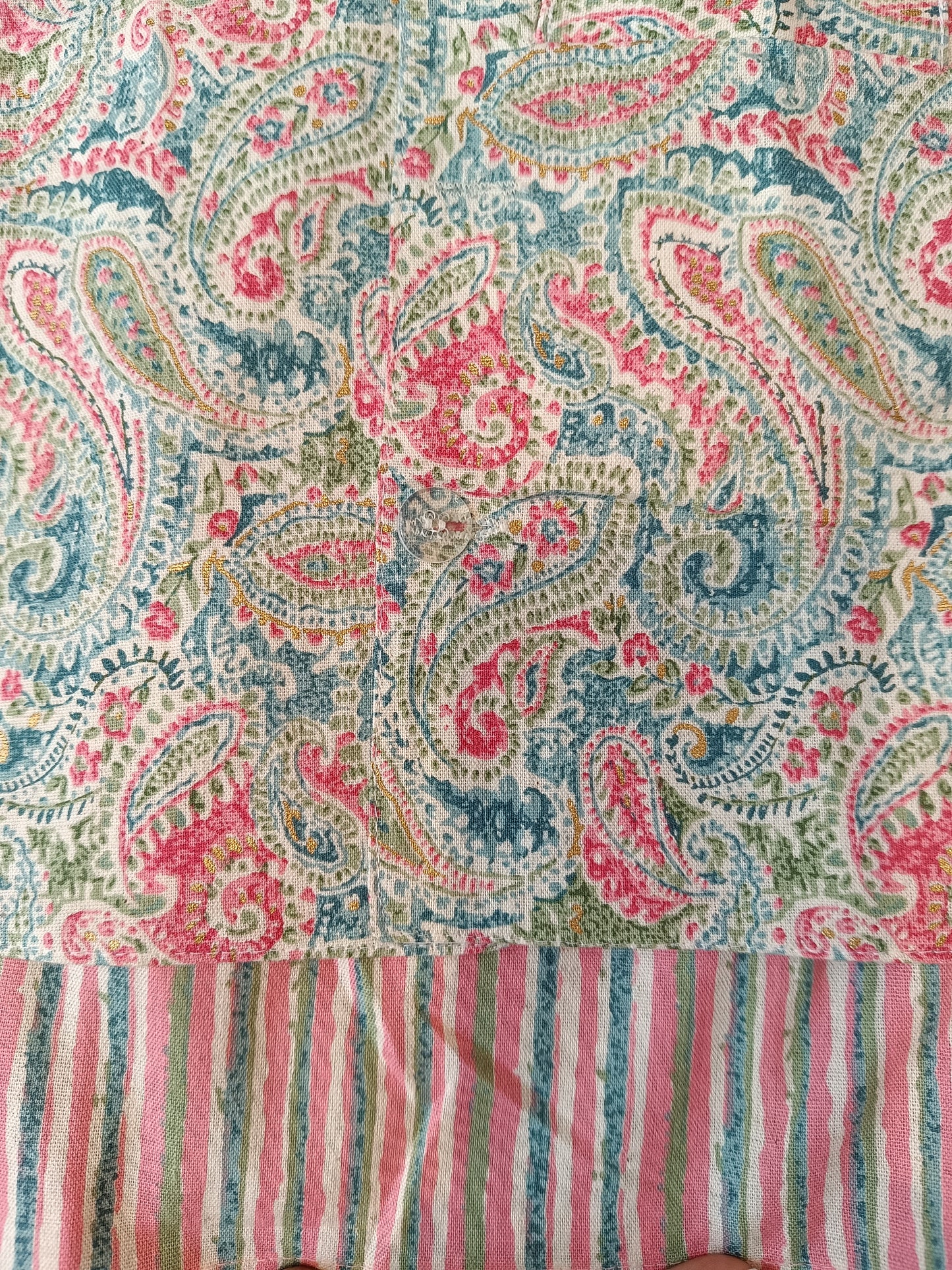 Pink Pastel Paisley Jacket with Kurta Pyjama