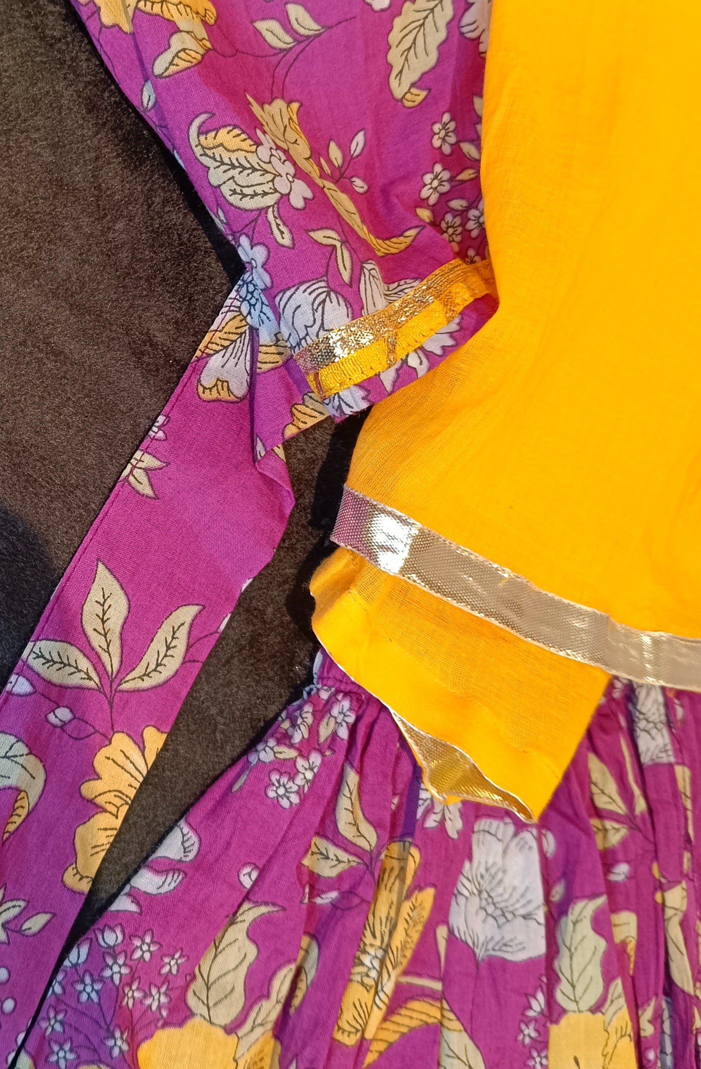 Floral Printed Purple Colour Lehenga Choli