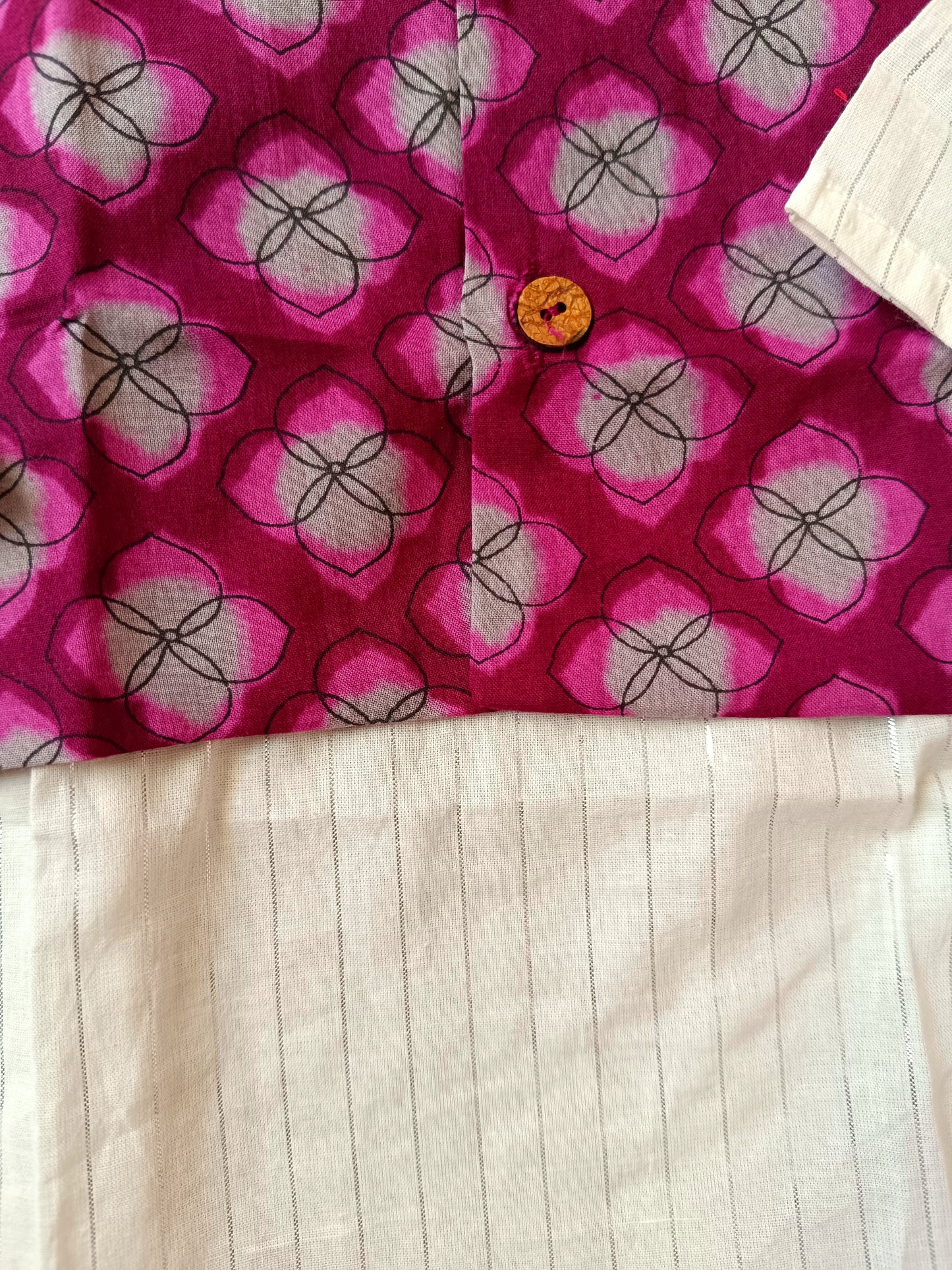 Wine Jaal Buta Jacket with Kurta Pyjama