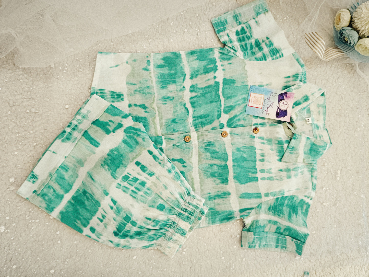 Tie –Dye Printed Cord-Set