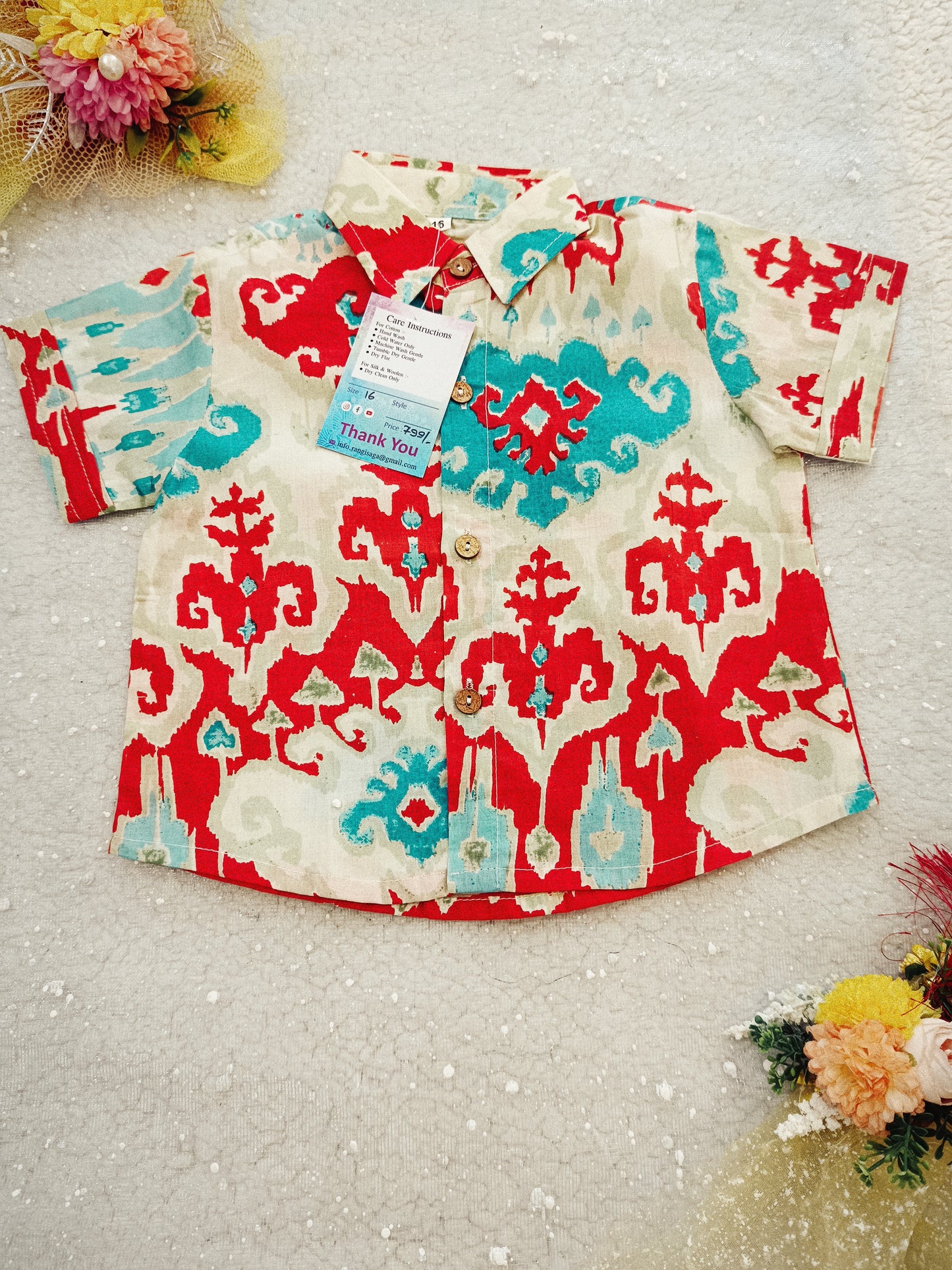Ikat printed Cord-Set