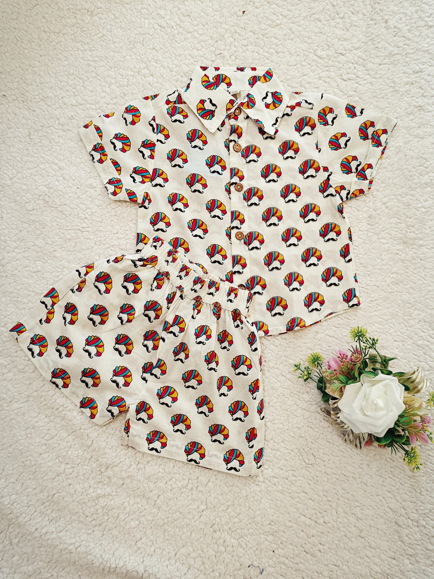 Turban printed Cord-Set