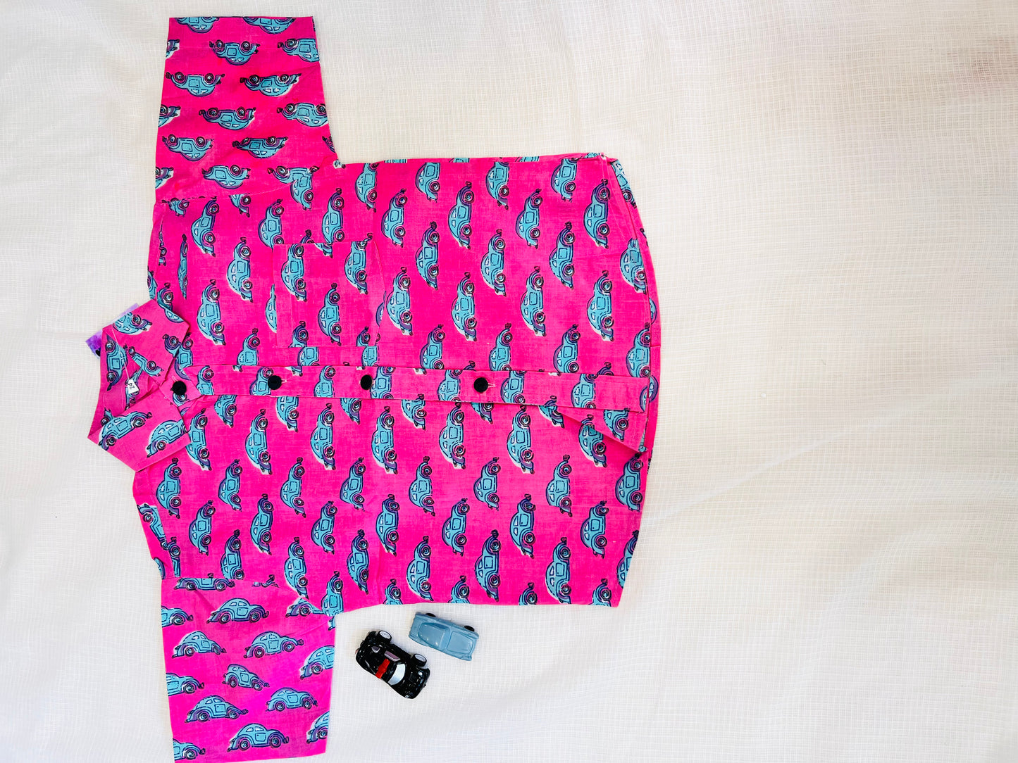 Blue Car printed Shirt for Boy