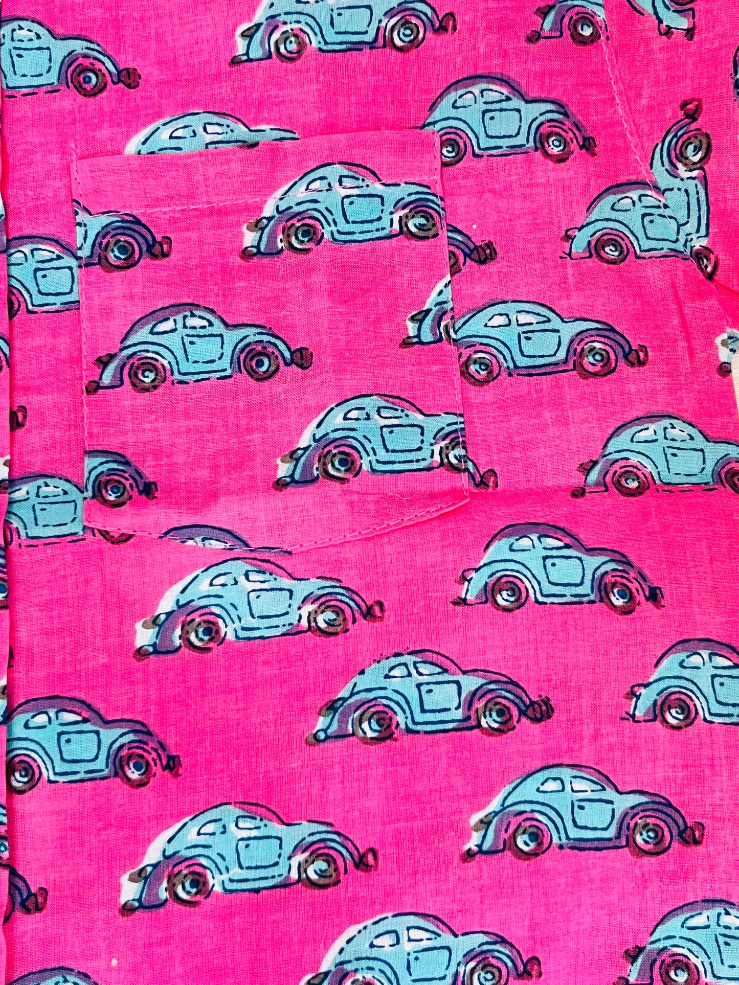 Blue Car printed Shirt for Boy