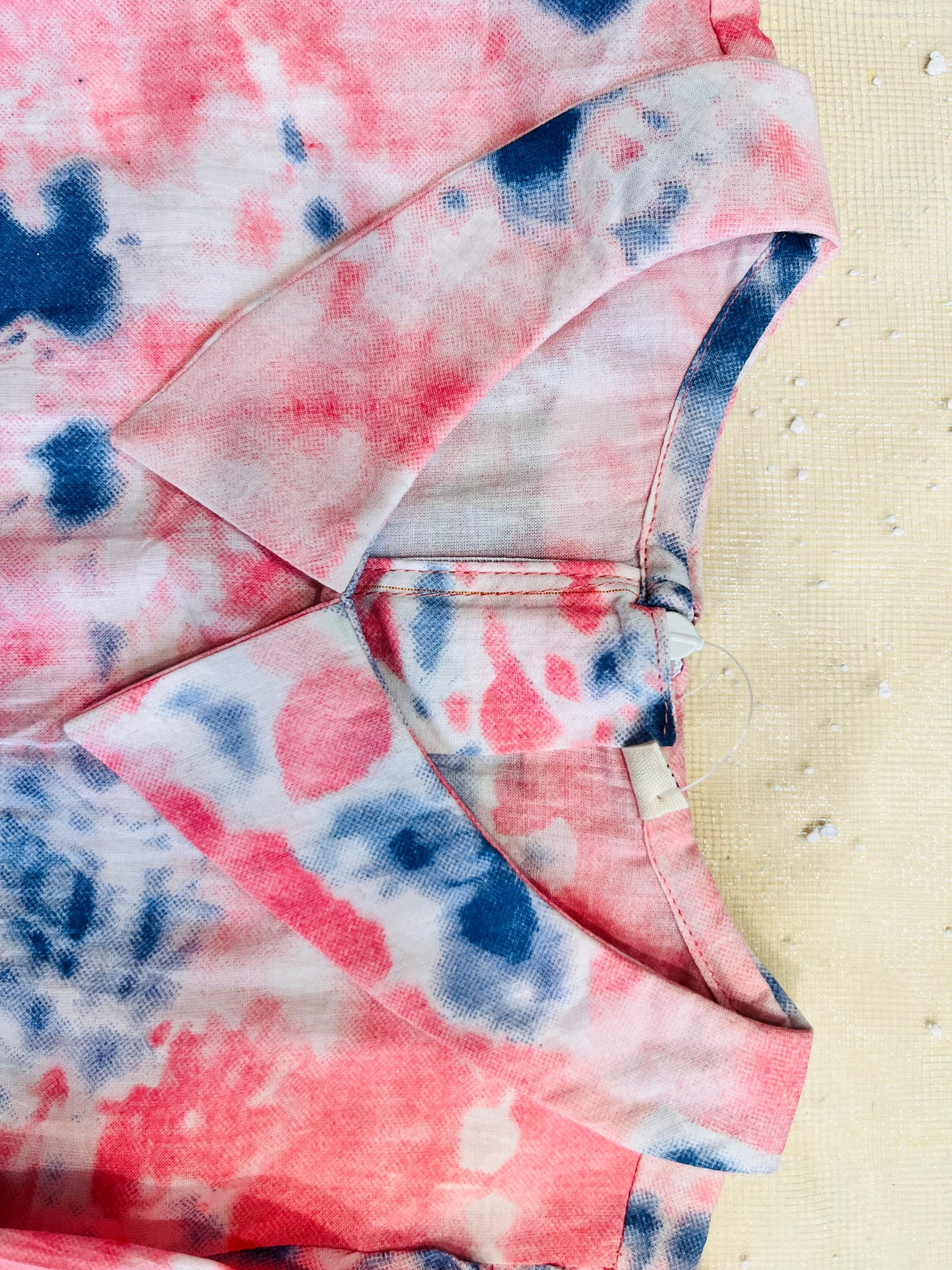 Marble Tie & Dye Print Peach Colour Girls Co-Ords