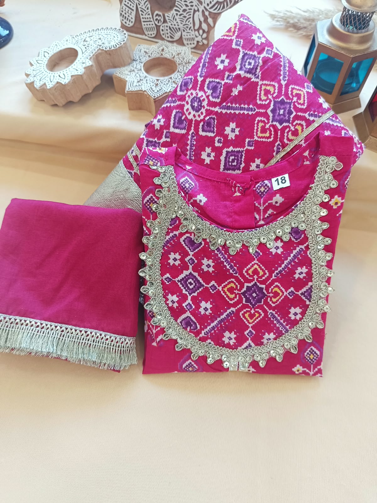 COTTON PATOLA LEHENGA WITH KURTI KANCHALI TOP DESIGN