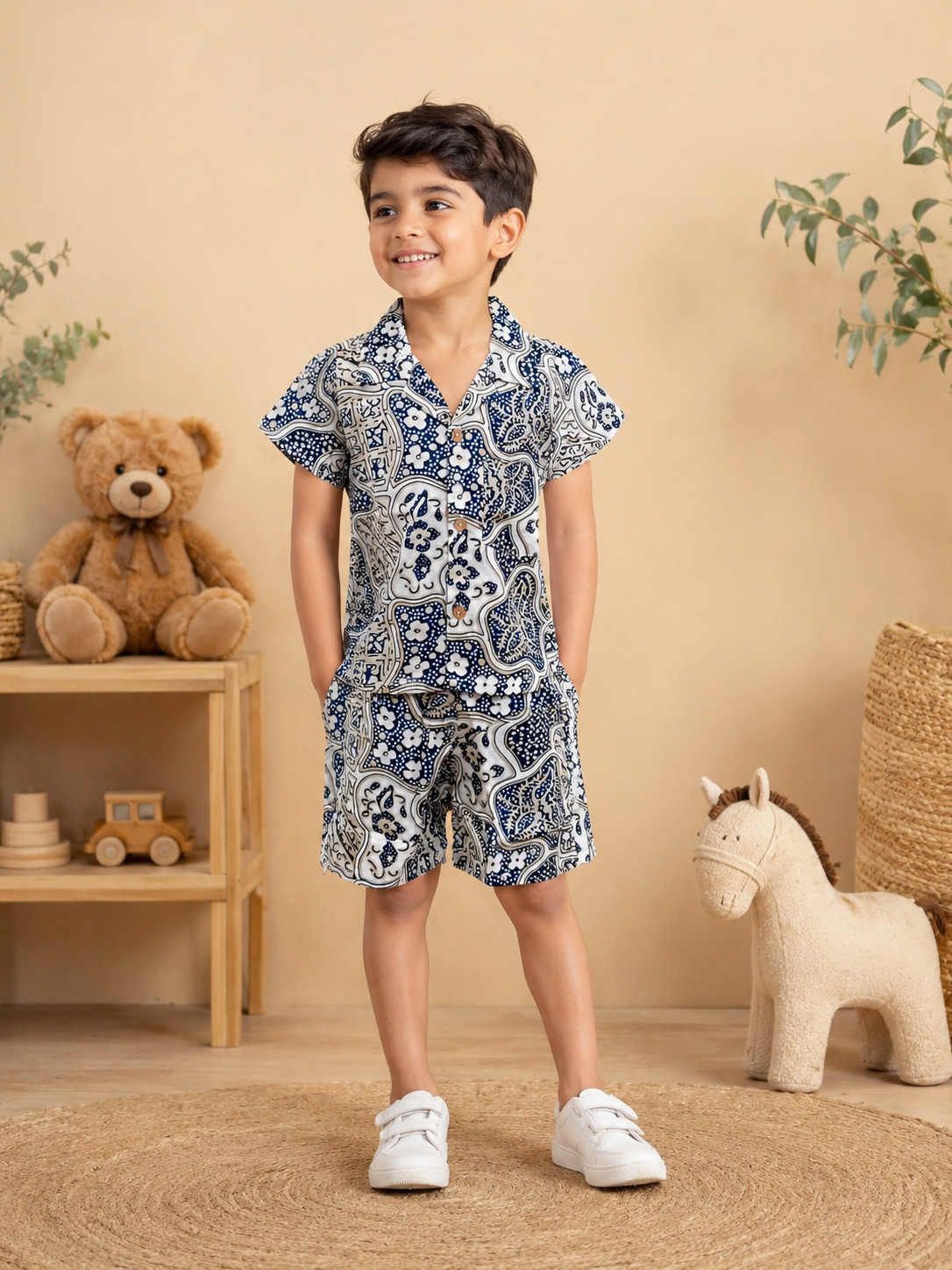 Boys' Abstract Printed Co-ord Set