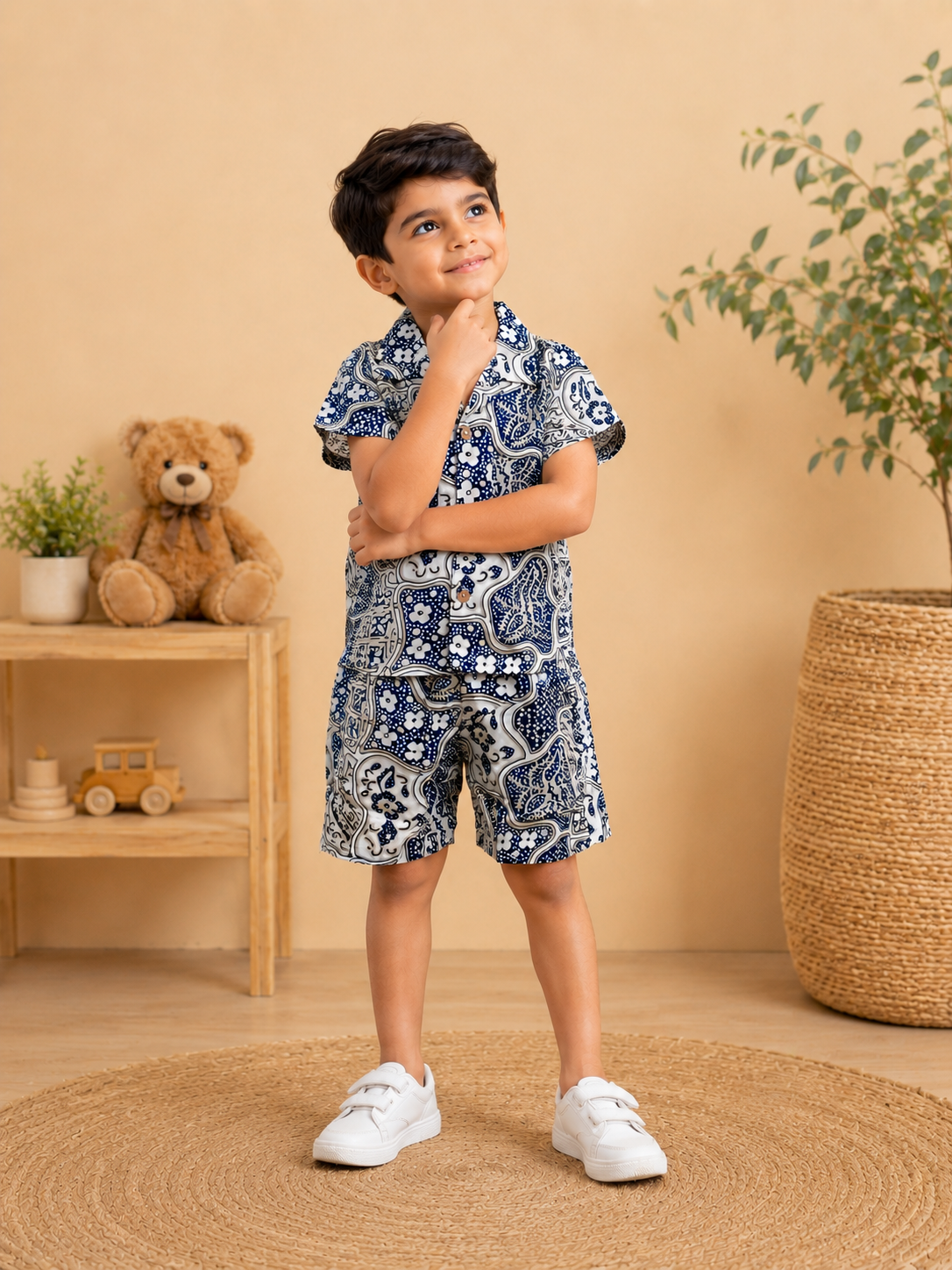 Boys' Abstract Printed Co-ord Set