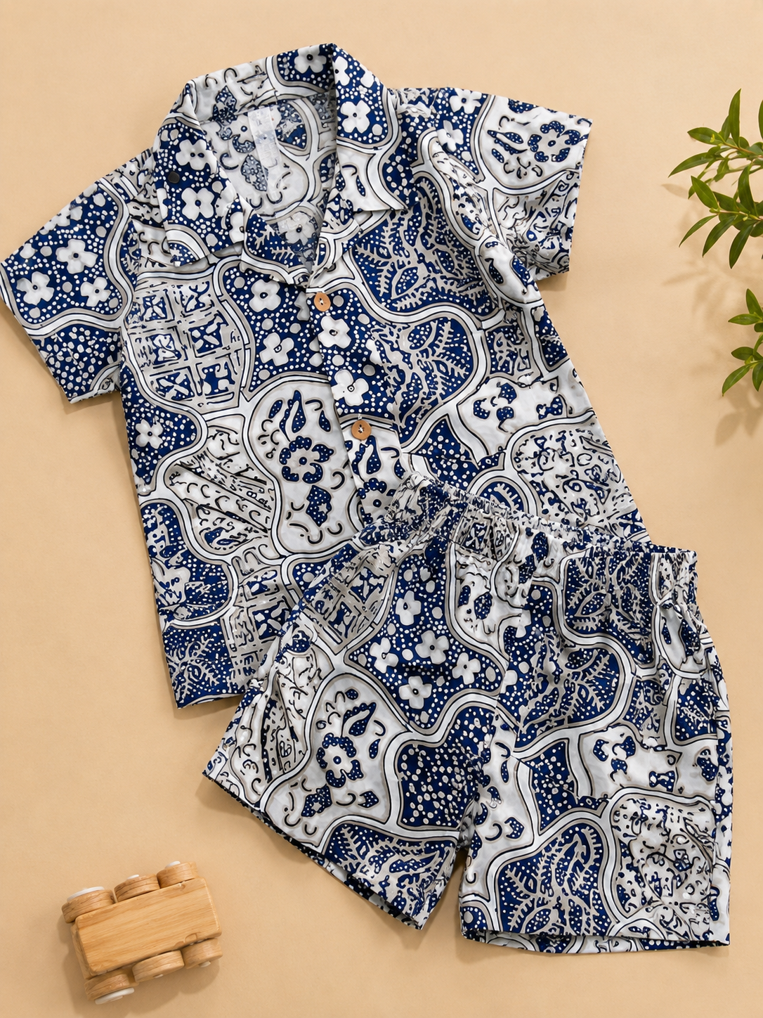 Boys' Abstract Printed Co-ord Set