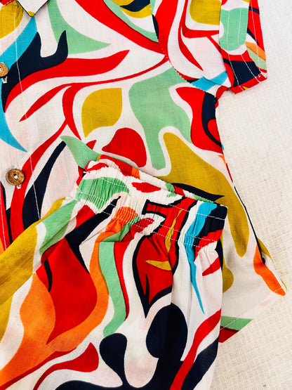 Abstract Printed Cord-Set