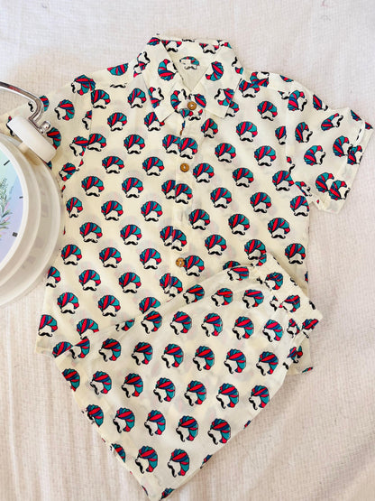 Turban printed Cord-Set