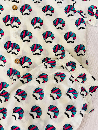 Turban printed Cord-Set