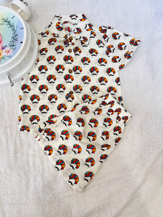 Turban printed Cord-Set