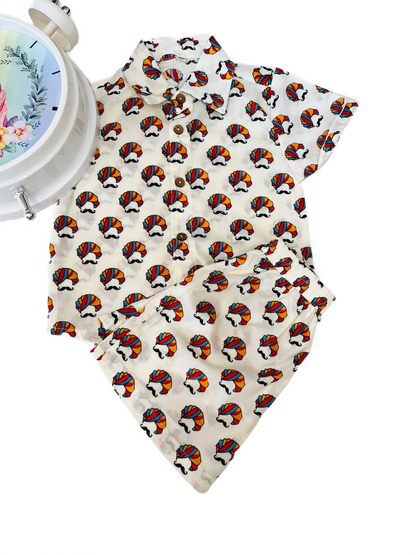 Turban printed Cord-Set