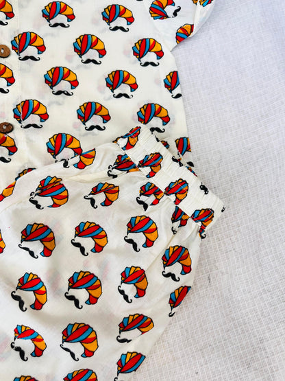 Turban printed Cord-Set