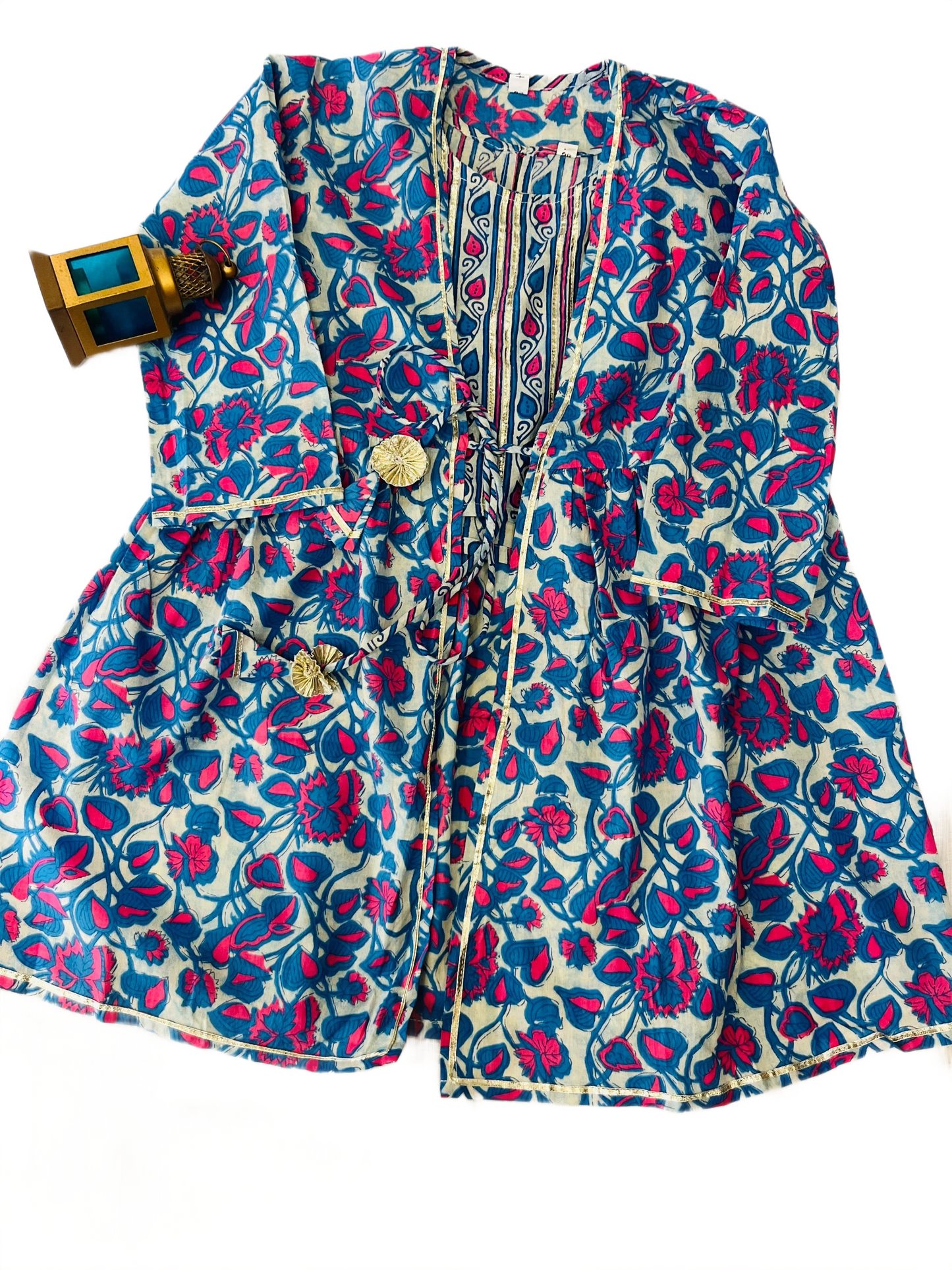 Pink Floral Printed 3 Piece Co-Ords For Girls