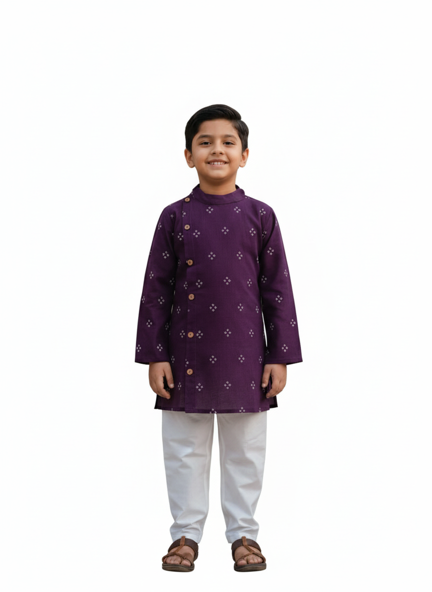 Bandhej Kurta -Pyjama set