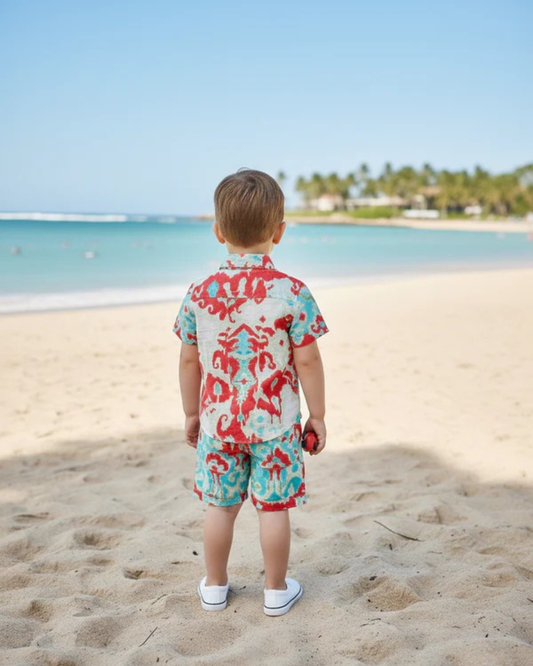 Ikat printed Cord-Set