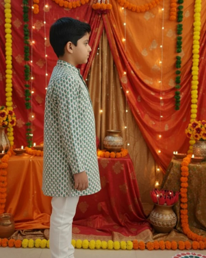 Block Printed Boy's Kurta
