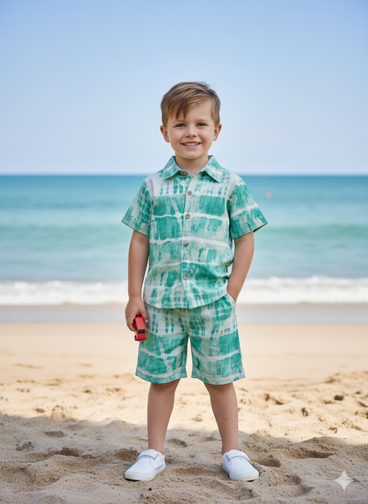 Tie –Dye Printed Cord-Set