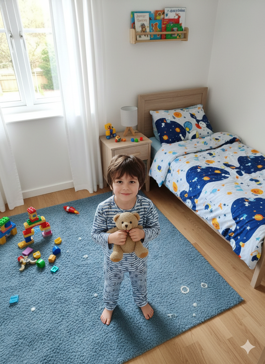 Anchor Print Blue Colour Night Suit