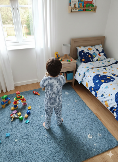 Anchor Print Blue Colour Night Suit