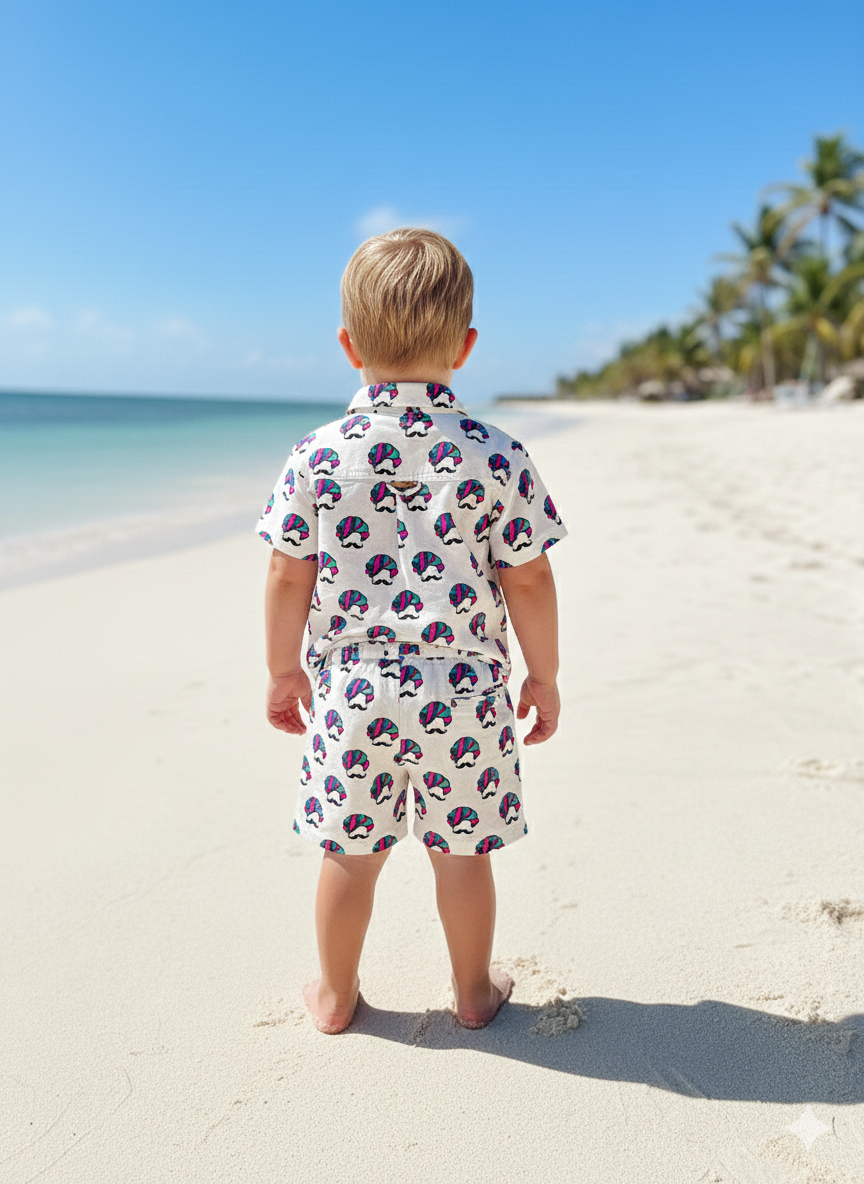 Turban printed Cord-Set