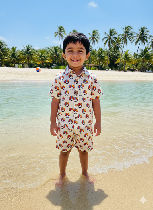 Turban printed Cord-Set