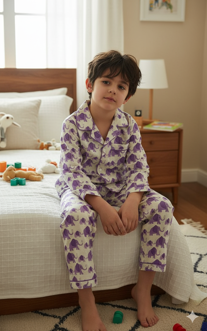 Elephant print Night Suit