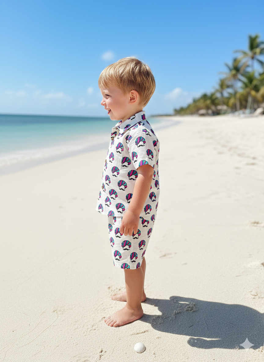 Turban printed Cord-Set