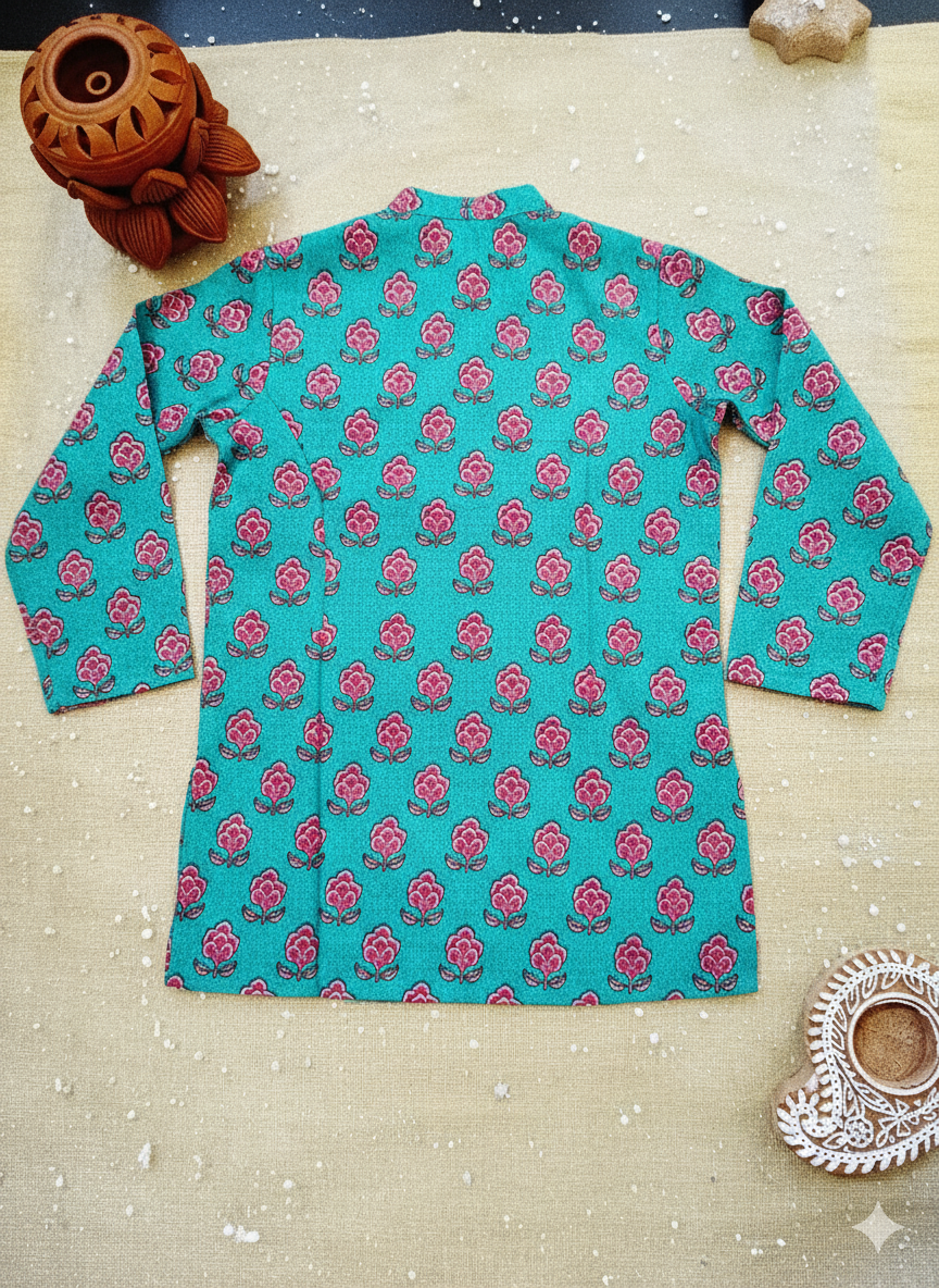 Block Print Boy's Kurta