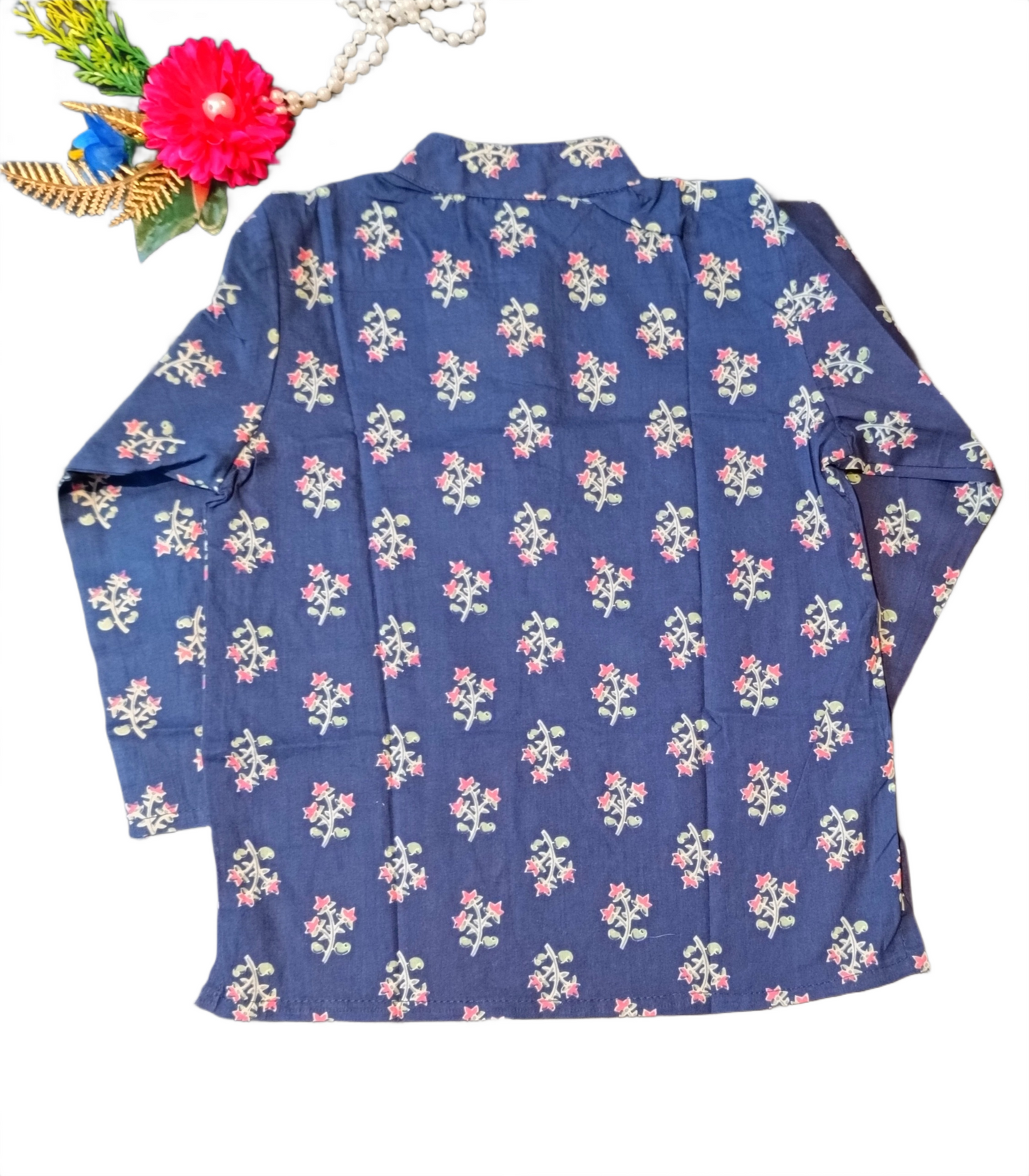 Block Print Kurta Pyjama