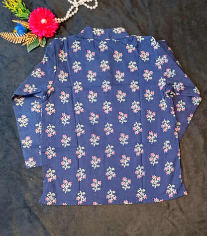Block Print Kurta Pyjama