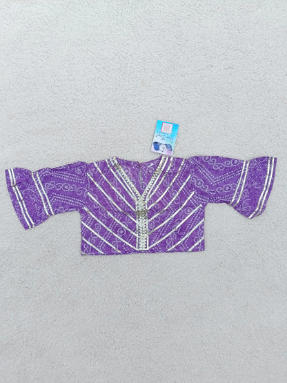 Bandhej Print Lavender Colour lehenga Choli