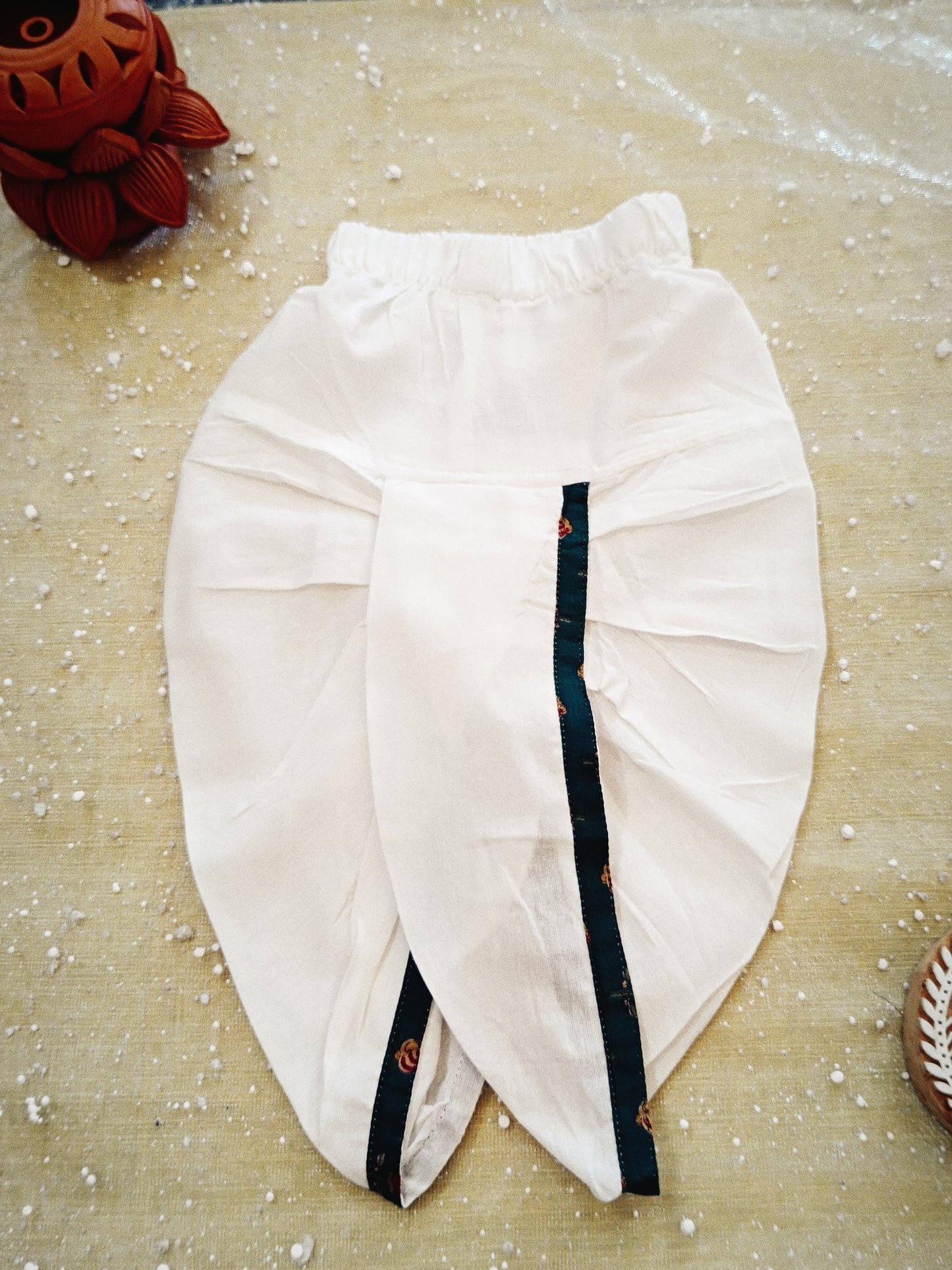 block printed Jacket with Kurta -Dhoti