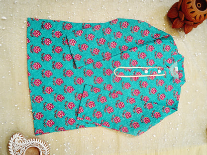 Block Print Boy's Kurta