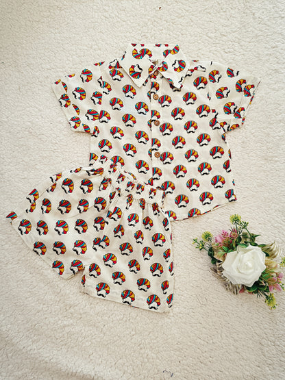Turban printed Cord-Set