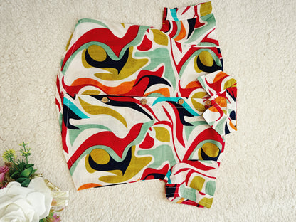 Abstract Printed Cord-Set