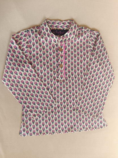 Block Printed Boy's Kurta